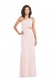 Stretch Crepe One Shoulder Trumpet Pink Formal Evening Gown / Prom Dress / Bridesmaid Dress Derby