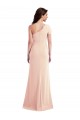 Stretch Crepe One Shoulder Trumpet Nude Formal Evening Gown / Prom Dress / Bridesmaid Dress Derby