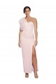 Stretch Crepe Sweetheart Low Back Sheath Pink Formal Evening Gown / Prom Dress / Bridesmaid Dress Derby
