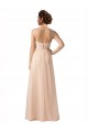 Tulle Sweetheart A-Line Nude Bridesmaid Evening Gowns Derby