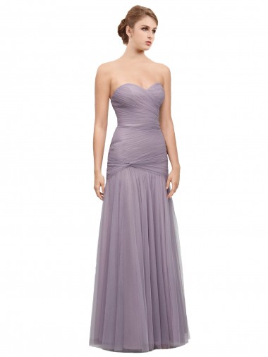 Tulle Sweetheart Mermaid Heather Bridesmaid Dress Derby