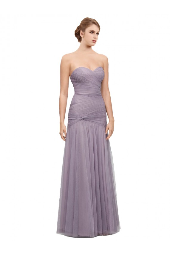 Tulle Sweetheart Mermaid Heather Bridesmaid Dress Derby