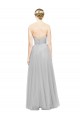 Tulle Sweetheart A-Line Silver Bridesmaid Dress Derby