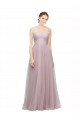 Tulle & Lace Sweetheart A-Line Light Lilac Bridesmaid Dress / Evening Dress Derby