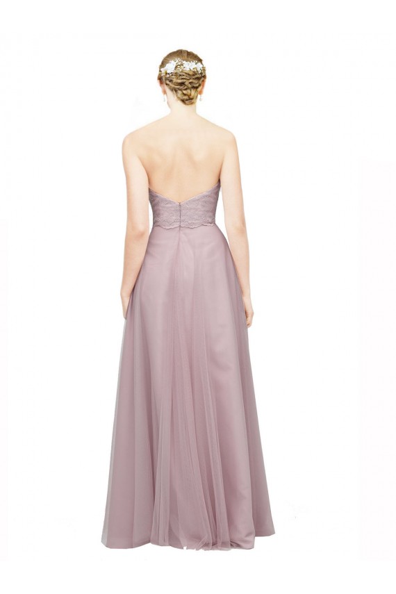 Tulle & Lace Sweetheart A-Line Light Lilac Bridesmaid Dress / Evening Dress Derby