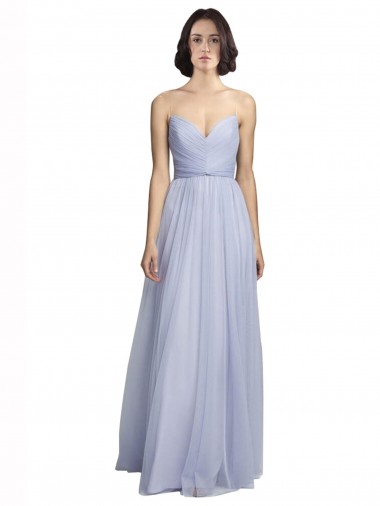 Tulle Sweetheart A-Line Lilac Bridesmaid Dress Derby