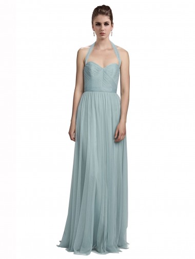 Tulle Halter Neck A-Line Bridal Party Dress / Evening Dress Derby