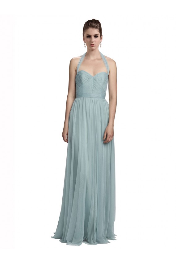 Tulle Halter Neck A-Line Bridal Party Dress / Evening Dress Derby