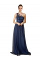 Tulle One Shoulder A-Line Dark Navy Bridesmaid Dress Derby