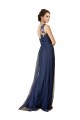 Tulle One Shoulder A-Line Dark Navy Bridesmaid Dress Derby