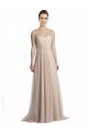 Tulle Square Neck A-Line Nude Bridesmaid Evening Dress Derby