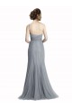 Tulle One Shoulder Mermaid Slate Grey Bridesmaid Dress Derby