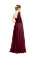Tulle One Shoulder A-Line Burgundy Semi Formal Evening Dress / Bridesmaid Dress Derby