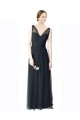 Tulle Sweetheart V-Back A-Line Pewter Formal Dress / Bridesmaid Dress Derby