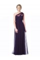 Tulle Sweetheart A-Line Plum Bridesmaid Dress Derby