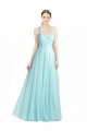 Tulle Sweetheart Low Back A-Line Mint Green Bridesmaid Dress Derby