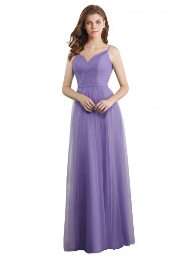 Tulle Sweetheart V-Back A-Line Formal Dress / Bridesmaid Dress Derby
