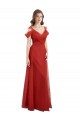Tulle Sweetheart V-Back A-Line Red Formal Dress / Bridesmaid Dress Derby