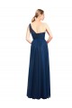 Tulle One Shoulder A-Line Black Bridesmaid Dress / Evening Dress Derby