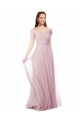 Tulle Off the Shoulder A-Line Bridesmaid Dress / Evening Dress Derby