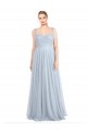 Tulle Sweetheart A-Line Light Sky Blue Evening Gown / Bridesmaid Dress Derby