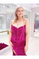 Velvet Sequin Sweetheart Sheath Evening Dress Derby